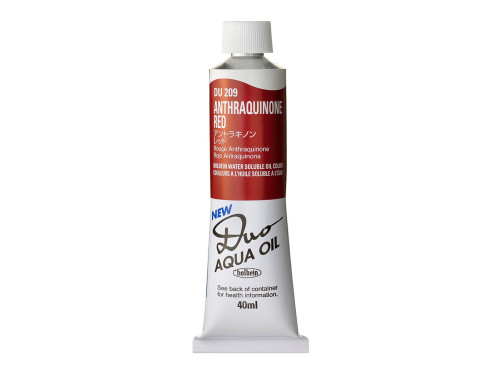Duo Aqua water soluble oil paint - Holbein - 209, Anthraquinone Red, 40 ml