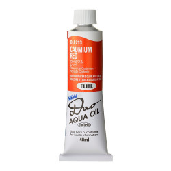 Duo Aqua water soluble oil paint - Holbein - 213, Cadmium Red, 40 ml