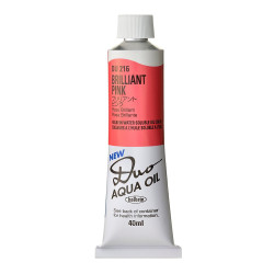 Duo Aqua water soluble oil paint - Holbein - 216, Brilliant Pink, 40 ml