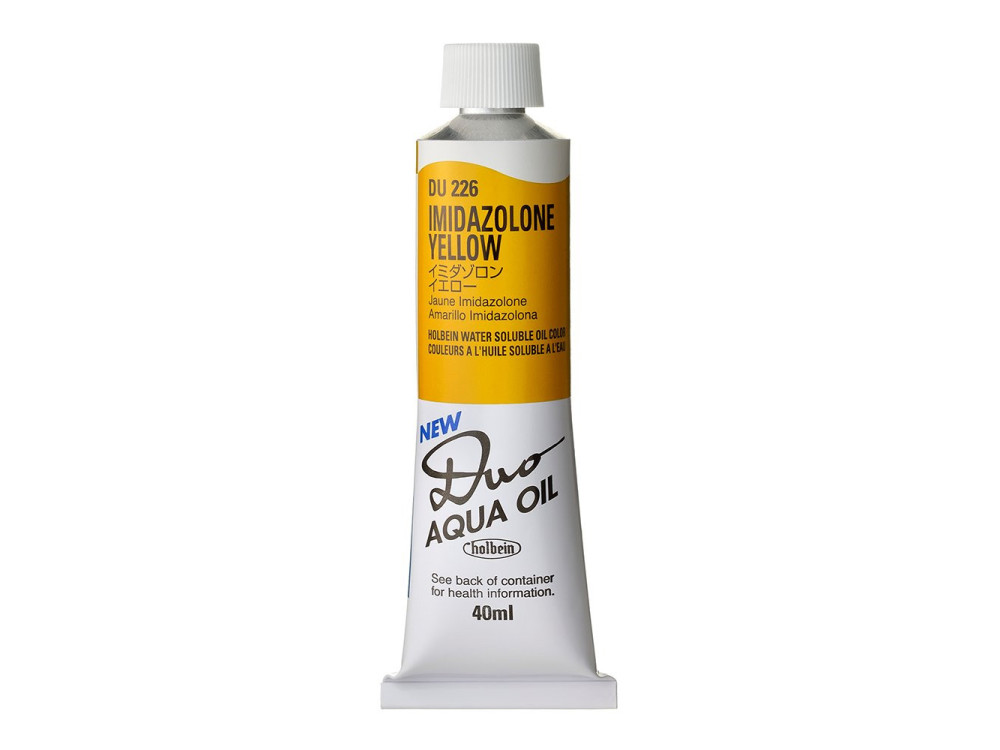 Duo Aqua water soluble oil paint - Holbein - 226, Imidazolone Yellow, 40 ml