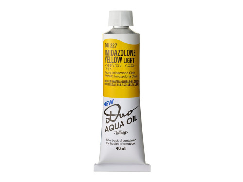 Duo Aqua water soluble oil paint - Holbein - 227, Imidazolone Yellow Light, 40 ml