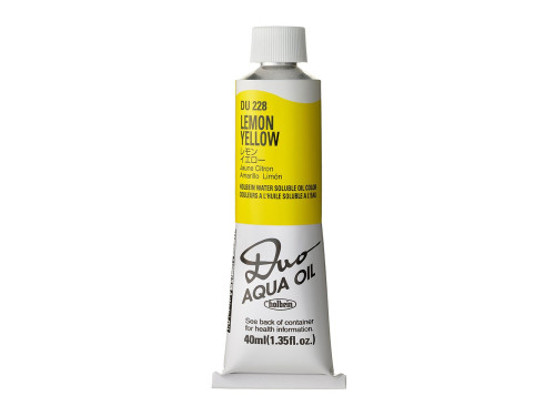 Farba olejna Duo Aqua Oil - Holbein - 228, Lemon Yellow, 40 ml