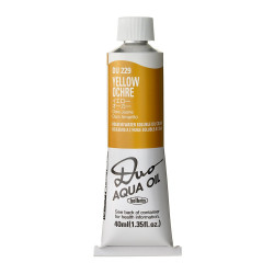Duo Aqua water soluble oil paint - Holbein - 229, Yellow Ochre, 40 ml