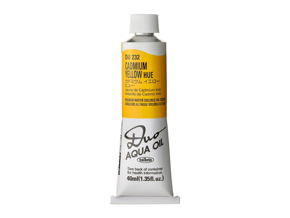 Farba olejna Duo Aqua Oil - Holbein - 232, Cadmium Yellow Hue, 40 ml