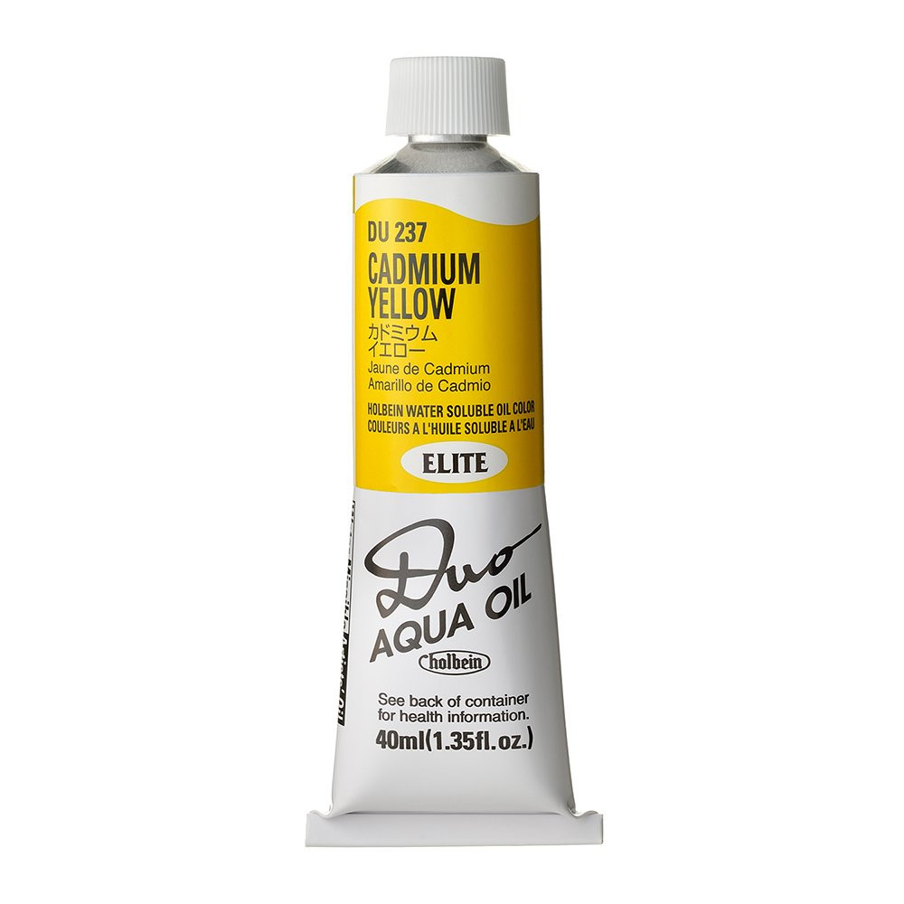 Duo Aqua water soluble oil paint - Holbein - 237, Cadmium Yellow, 40 ml