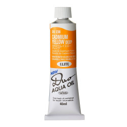 Duo Aqua water soluble oil paint - Holbein - 238, Cadmium Yellow Deep, 40 ml
