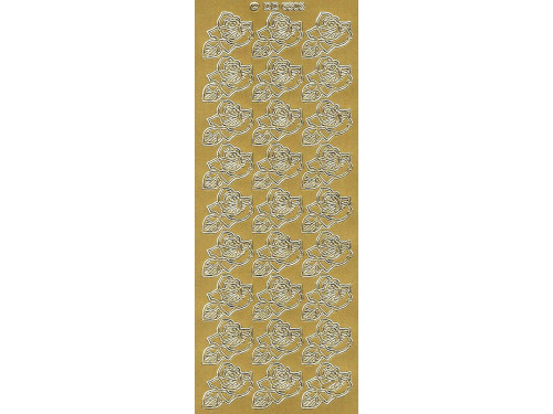 Stickers - Flowers 6503 Gold