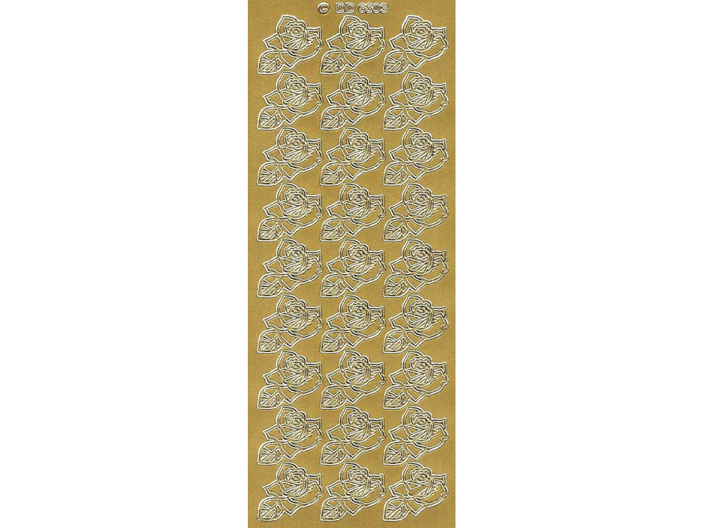 Stickers - Flowers 6503 Gold