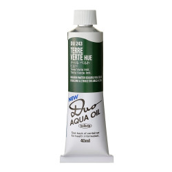 Duo Aqua water soluble oil paint - Holbein - 243, Terre Verte Hue, 40 ml