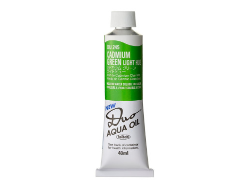 Farba olejna Duo Aqua Oil - Holbein - 245, Cadmium Green Light Hue, 40 ml