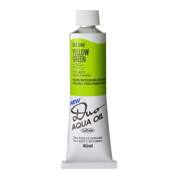 Duo Aqua water soluble oil paint - Holbein - 248, Yellow Green, 40 ml