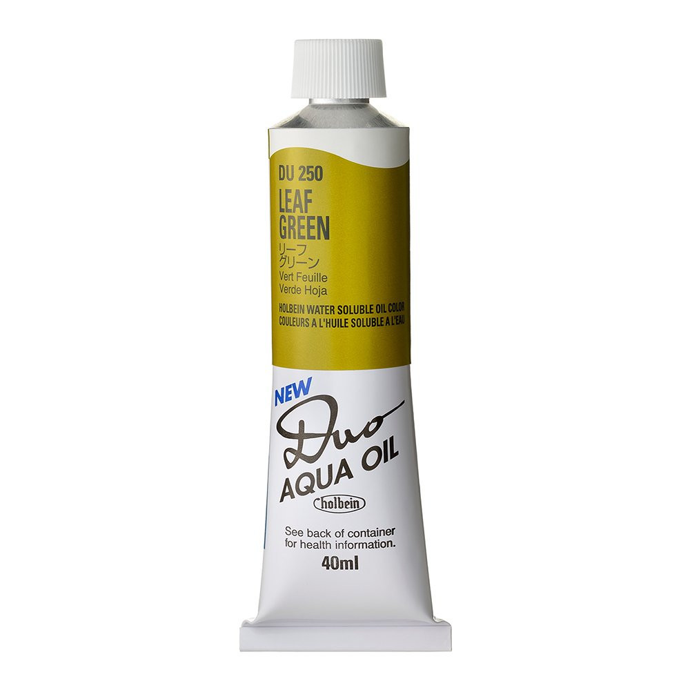Duo Aqua water soluble oil paint - Holbein - 250, Leaf Green, 40 ml