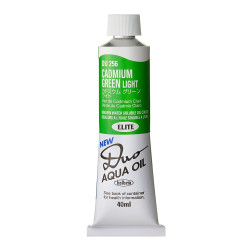 Duo Aqua water soluble oil paint - Holbein - 256, Cadmium Green Light, 40 ml