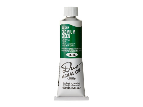 Duo Aqua water soluble oil paint - Holbein - 257, Cadmium Green, 40 ml