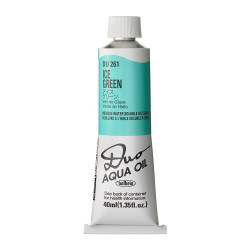 Duo Aqua water soluble oil paint - Holbein - 261, Ice Green, 40 ml