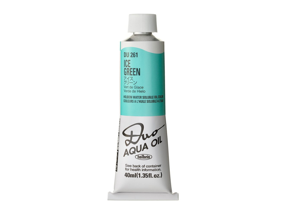 Farba olejna Duo Aqua Oil - Holbein - 261, Ice Green, 40 ml