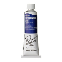 Duo Aqua water soluble oil paint - Holbein - 272, Ultramarine Light, 40 ml