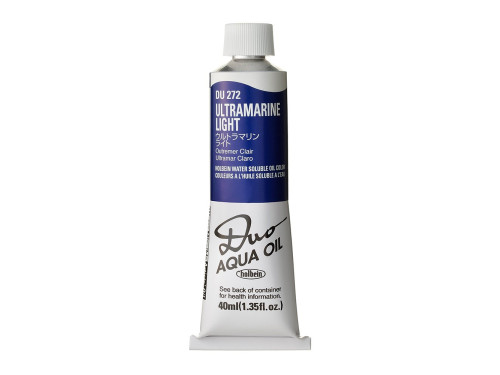 Duo Aqua water soluble oil paint - Holbein - 272, Ultramarine Light, 40 ml