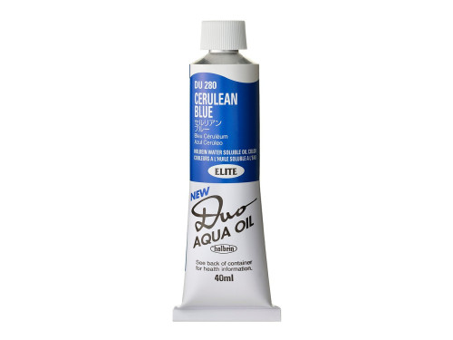 Duo Aqua water soluble oil paint - Holbein - 280, Cerulean Blue, 40 ml