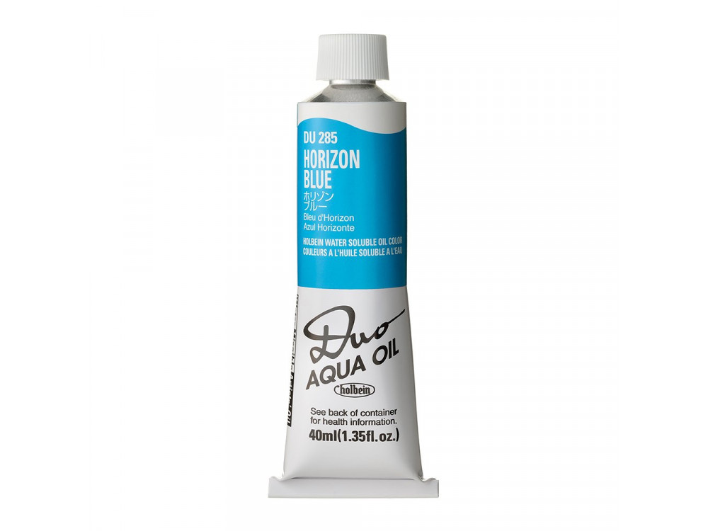 Duo Aqua water soluble oil paint - Holbein - 285, Horizon Blue, 40 ml