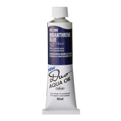 Duo Aqua water soluble oil paint - Holbein - 288, Indanthrene Blue, 40 ml