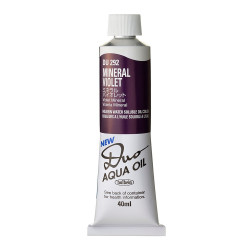 Duo Aqua water soluble oil paint - Holbein - 292, Mineral Violet, 40 ml