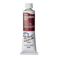Duo Aqua water soluble oil paint - Holbein - 293, Quinacridone Violet, 40 ml