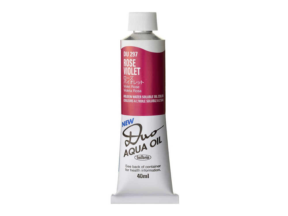 Duo Aqua water soluble oil paint - Holbein - 297, Rose Violet, 40 ml