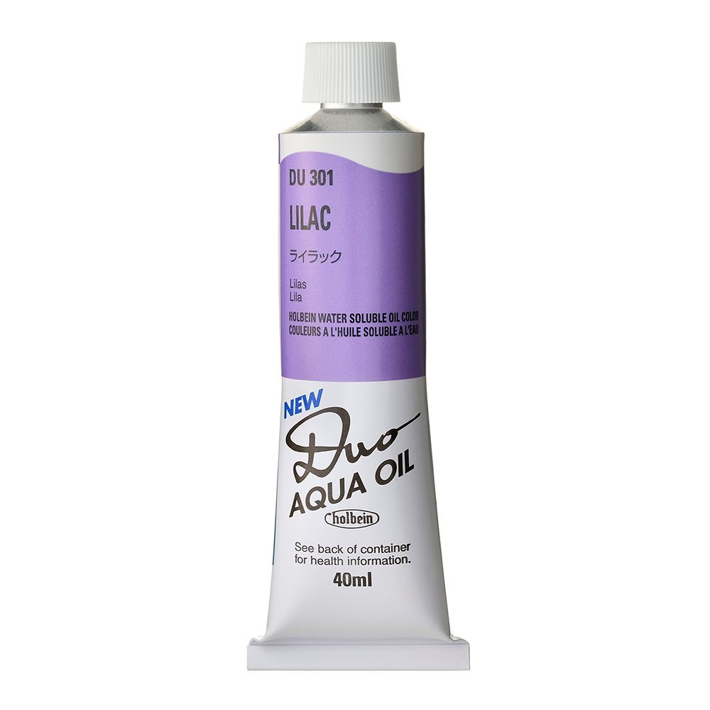 Duo Aqua water soluble oil paint - Holbein - 301, Lilac, 40 ml