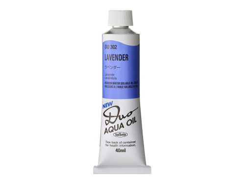 Duo Aqua water soluble oil paint - Holbein - 302, Lavender, 40 ml
