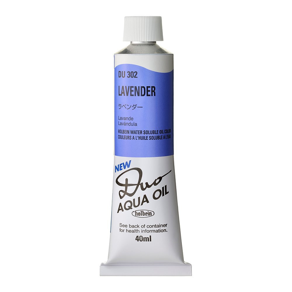 Duo Aqua water soluble oil paint - Holbein - 302, Lavender, 40 ml