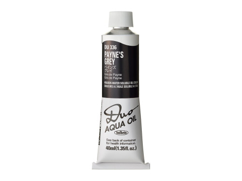 Duo Aqua water soluble oil paint - Holbein - 336, Payne's Grey, 40 ml