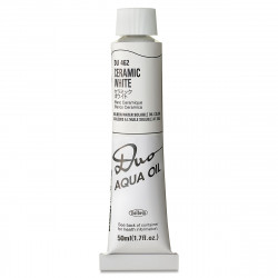 Duo Aqua water soluble oil paint - Holbein - 462, Ceramic White, 50 ml