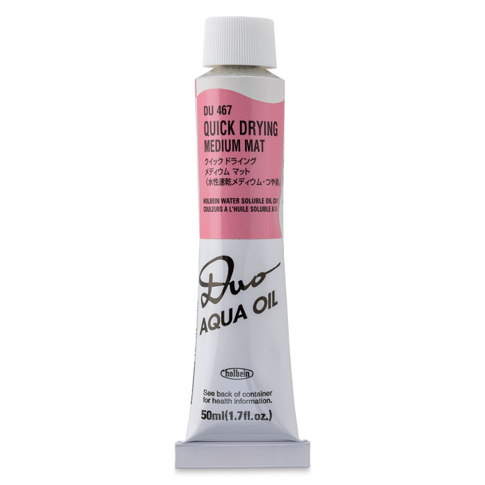 Quick Drying Medium for Duo Aqua water soluble oil paints - Holbein - matt, 50 ml