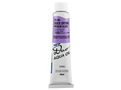 Quick Drying Medium for Duo Aqua water soluble oil paints - Holbein - gloss, 50 ml