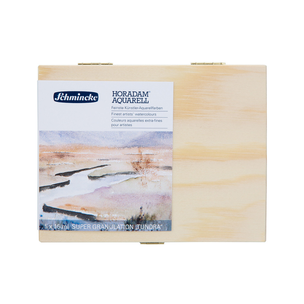 Set of Tundra Horadam Aquarell watercolor paints - Schmincke - 5 x 15 ml