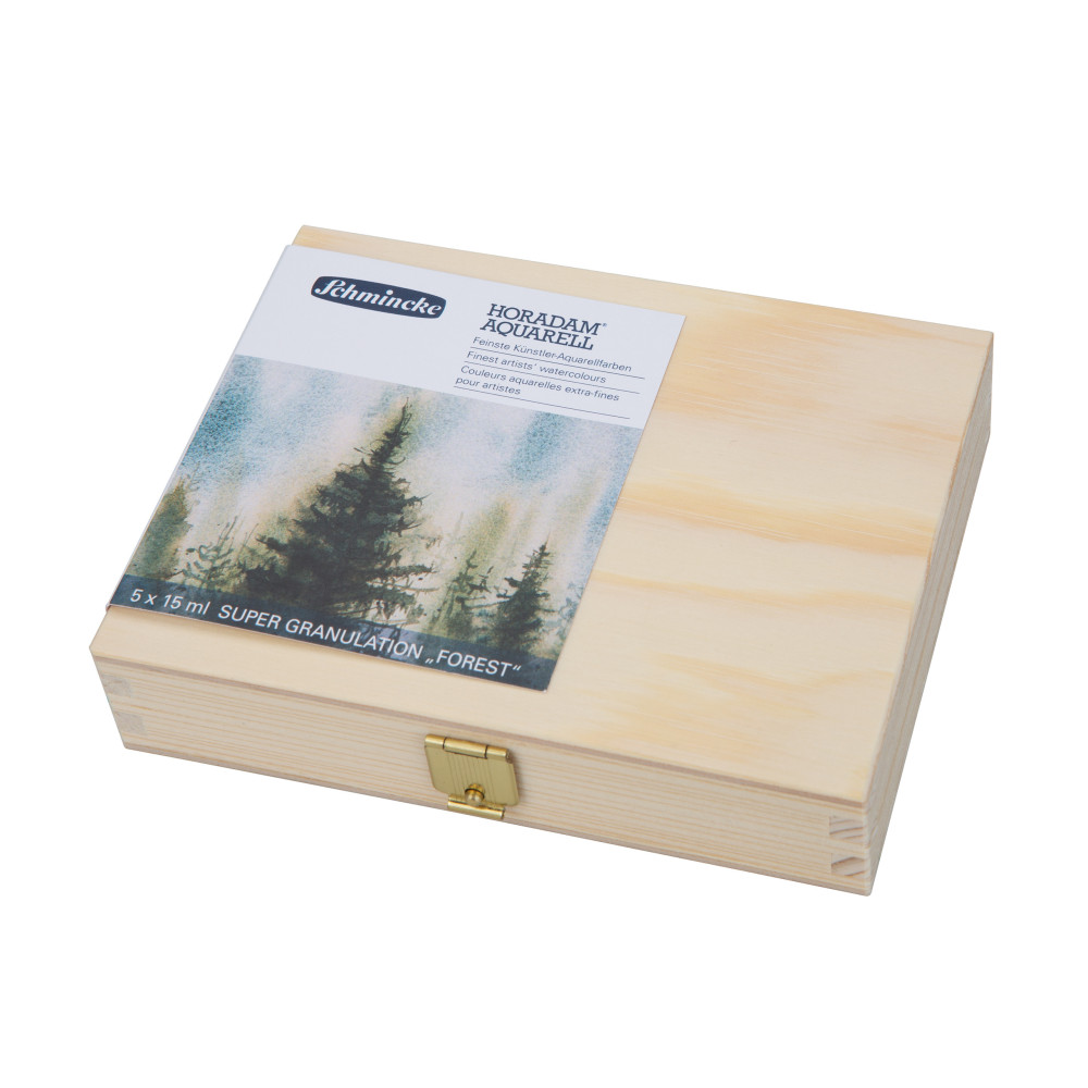 Zestaw farb akwarelowych Forest Horadam Aquarell - Schmincke - 5 x 15 ml
