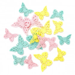 Plush stickers, Butterfly -...