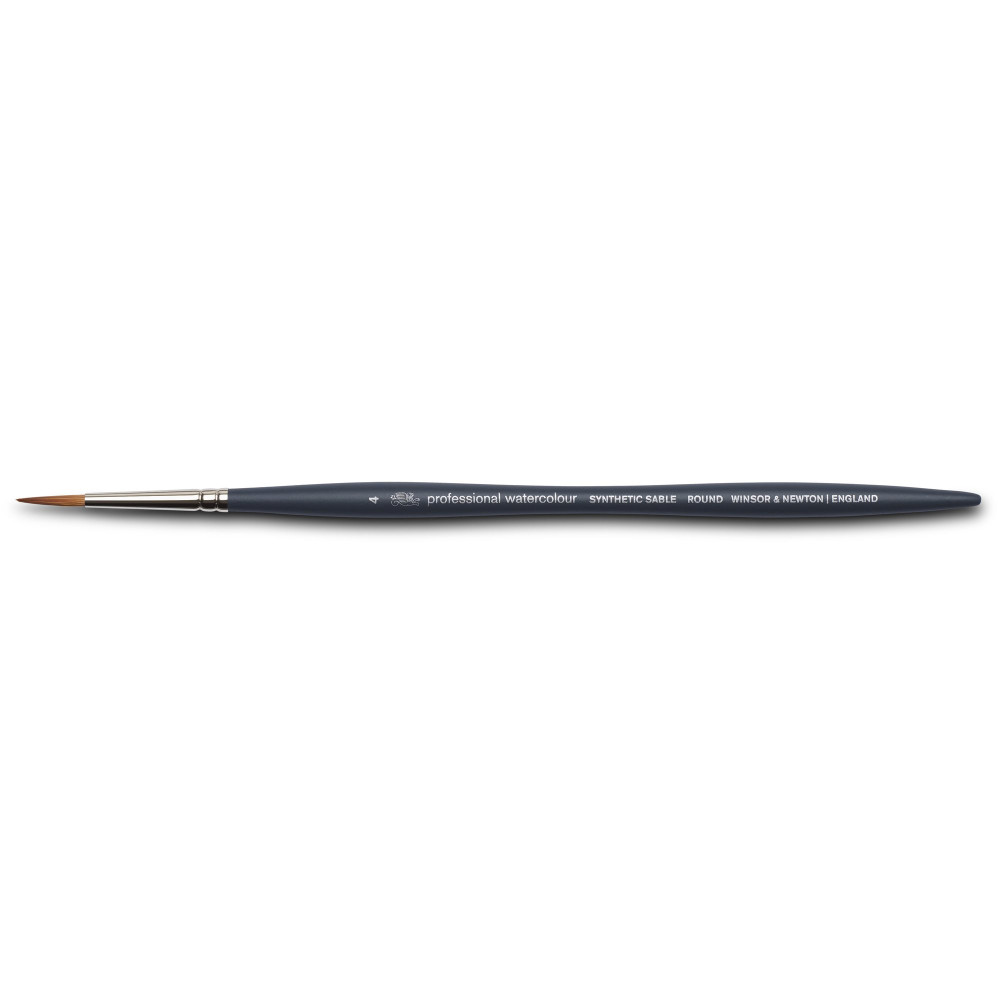 Round Professional Watercolor Synthetic Sable brush - Winsor & Newton - no. 4