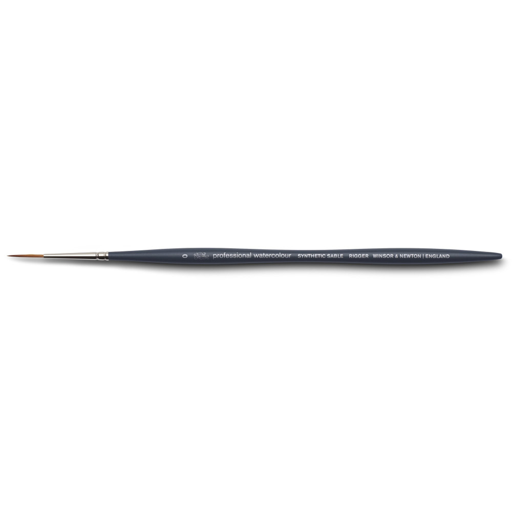 Rigger Professional Watercolor Synthetic Sable brush - Winsor & Newton - no. 0