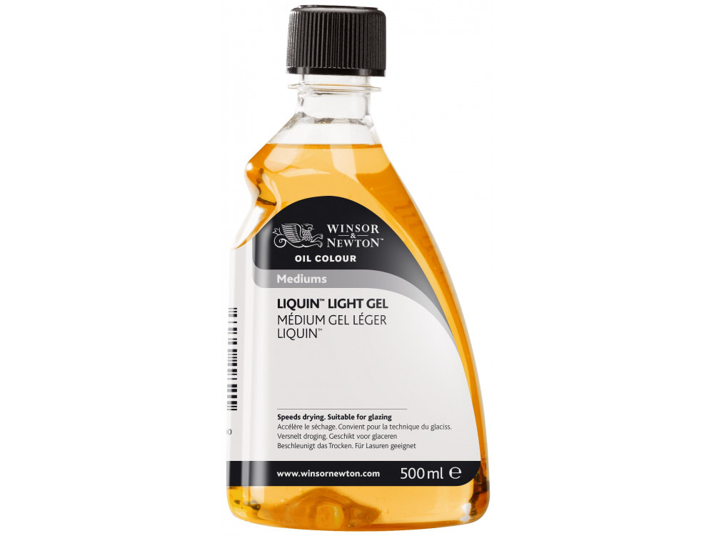Medium do farb olejnych Liquin Light Gel - Winsor & Newton - 500 ml