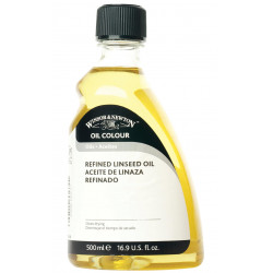 Refined Linseed Oil - Winsor & Newton - 500 ml
