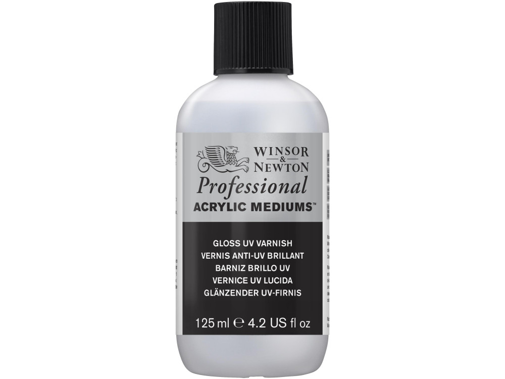 Werniks UV do farb akrylowych Professional - Winsor & Newton - połysk, 125 ml