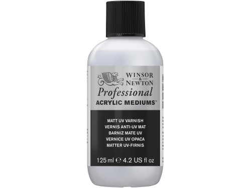 Werniks UV do farb akrylowych Professional - Winsor & Newton - matowy, 125 ml