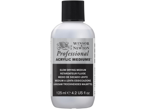 Medium for acrylics Professional - Winsor & Newton - Slow Drying, 125 ml