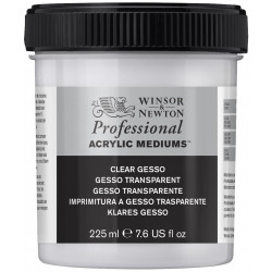 Gesso do farb akrylowych i olejnych - Winsor & Newton - transparentne, 225 ml