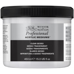 Clear Gesso for oils and acrylics - Winsor & Newton - 450 ml