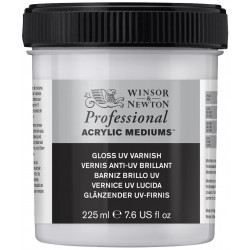 Varnish Gloss UV for acrylics - Winsor & Newton - 225 ml