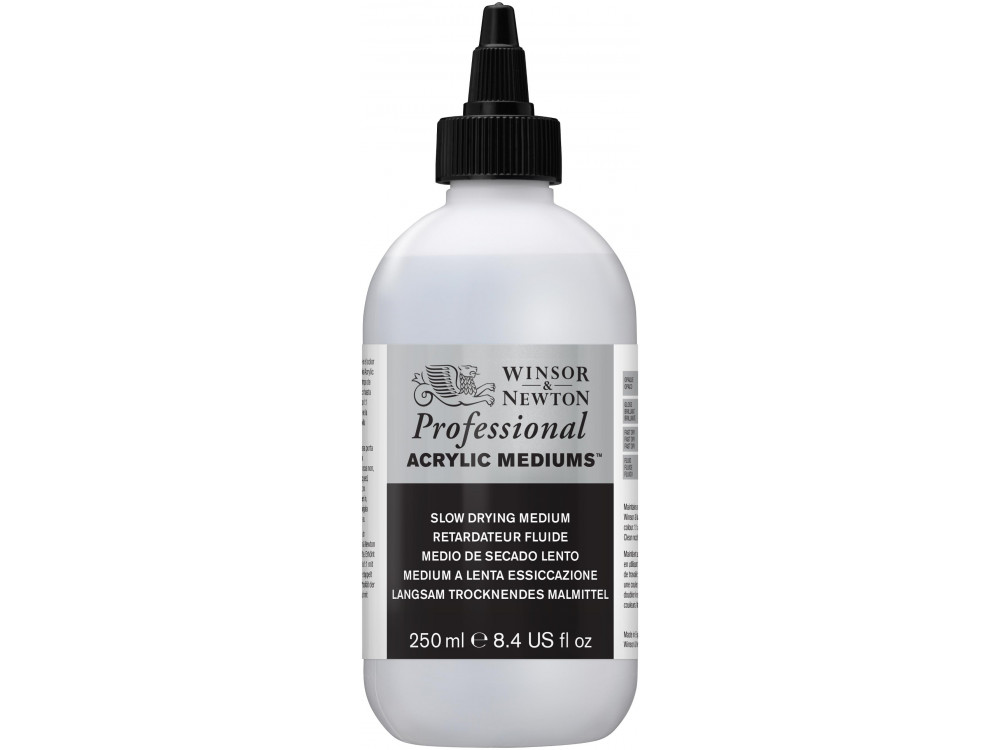 Slow Drying Medium for acrylics - Winsor & Newton - 250 ml