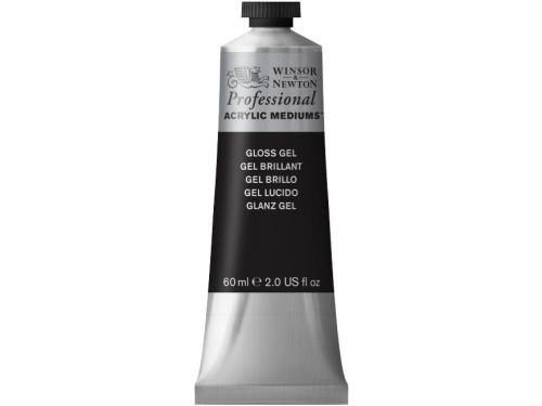 Medium do farb akrylowych Professional - Winsor & Newton - połysk, 60 ml